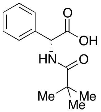 (R)-2-Phenyl-2-pivalamidoacetic Acid - Chemical structure and product image