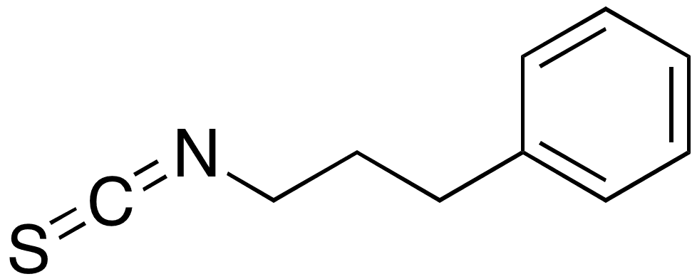 3-Phenylpropyl Isothiocyanate - Chemical structure and product image