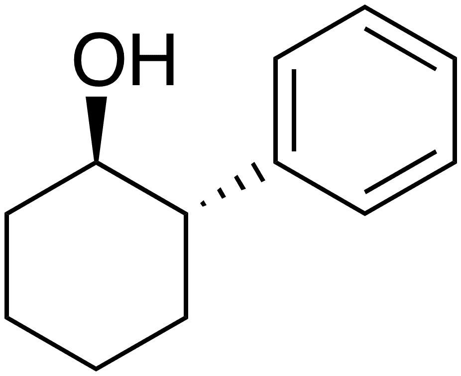 trans-2-Phenyl-1-cyclohexanol - Chemical structure and product image