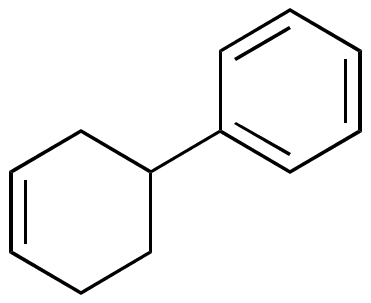 4-â€‹Phenyl-â€‹1-â€‹cyclohexene - Chemical structure and product image