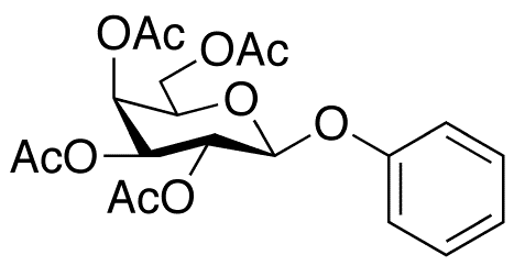 Phenyl-2,3,4,6-tetra-O-acetyl-beta-D-galactopyranoside - Chemical structure and product image