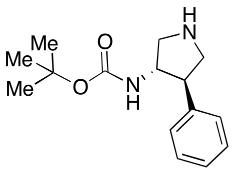 (4-Phenylpyrrolidin-3-yl)-carbamic Acid tert-Butyl Ester - Chemical structure and product image