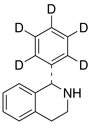(S)-1-Phenyl-1,2,3,4-tetrahydroisoquinoline-d5 - Chemical structure and product image