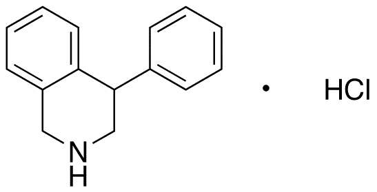 4-Phenyl-1,2,3,4-tetrahydroisoquinoline Hydrochloride - Chemical structure and product image