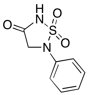5-Phenyl-1,2,5-thiadiazolidin-3-one 1,1-Dioxide - Chemical structure and product image