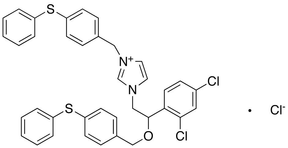 N-(4-Phenylthiobenzyl) Fenticonazole Chloride - Chemical structure and product image