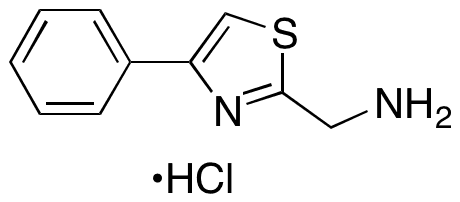 4-Phenyl-2-thiazolemethanamine Hydrochloride - Chemical structure and product image