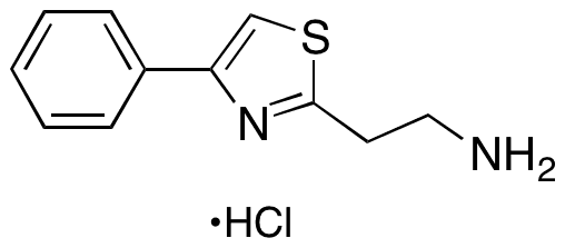 4-Phenyl-2-thiazoleethanamine Hydrochloride - Chemical structure and product image