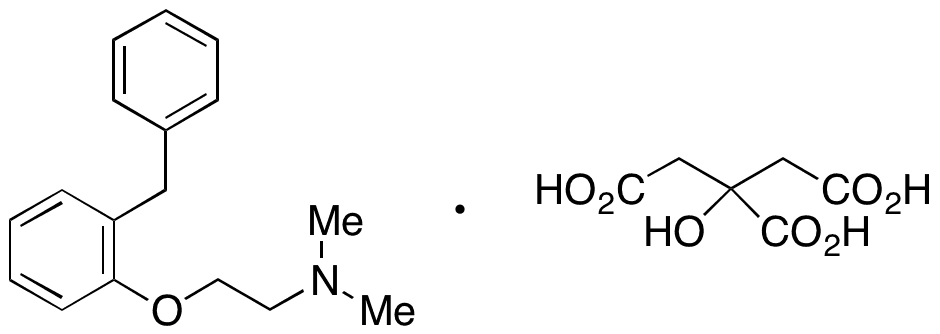 Phenyltoloxamine Citrate Salt - Chemical structure and product image