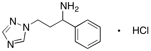 alpha-Phenyl-1H-1,2,4-triazole-1-propanamine Hydrochloride - Chemical structure and product image
