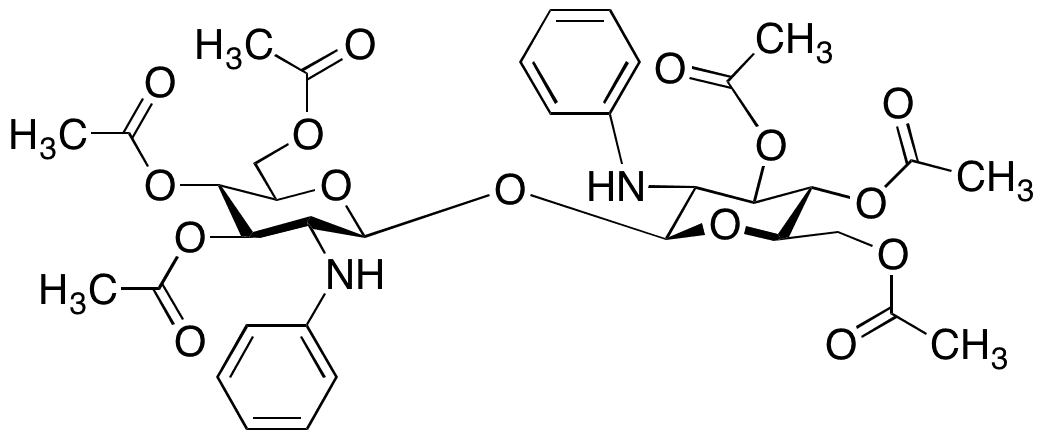 N-Phenyl-3,4,6-tri-O-acetyl-beta-D-glucosamine 1,1-Dimer - Chemical structure and product image