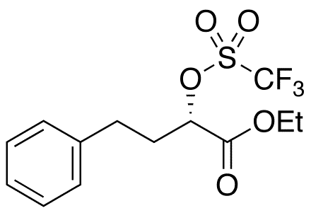 4-Phenyl-2-(S)-trifluoromethanesulfonyloxy-butyric Acid, Ethyl Ester - Chemical structure and product image