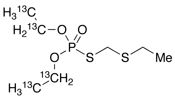 Phorate Oxon-13C4 - Chemical structure and product image