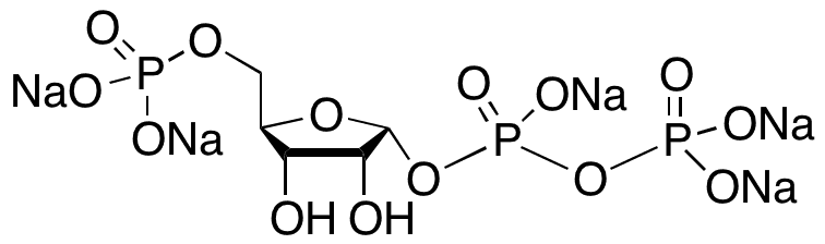 5-Phospho-D-ribose 1-Diphosphate Pentasodium Salt, 75% - Chemical structure and product image