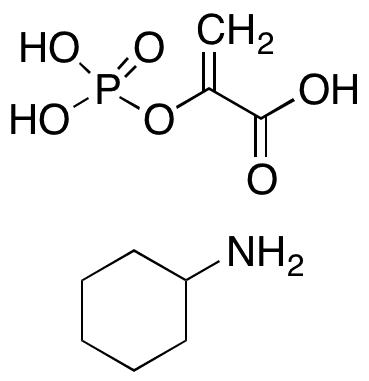 Phospho(enol)pyruvic Acid Cyclohexylammonium Salt - Chemical structure and product image
