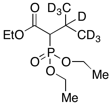 2-Phosphono-3-(methylbutyric Acid) Triethyl Ester-d7 - Chemical structure and product image