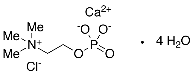 Phosphocholine Chloride Calcium Salt Tetrahydrate - Chemical structure and product image