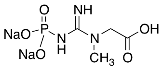 Phosphocreatine Disodium Salt - Chemical structure and product image
