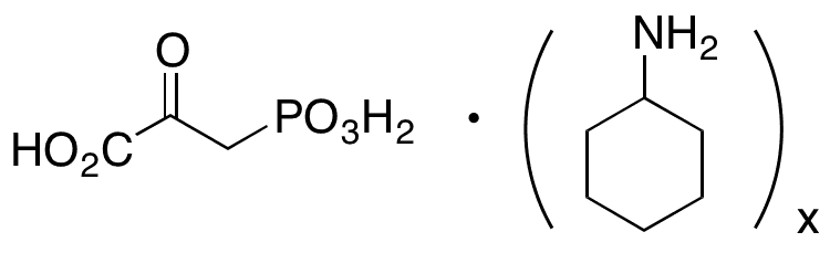 3-Phosphono Pyruvic Acid Cyclohexylamine Salt - Chemical structure and product image
