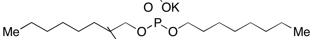 Phosphoric Acid Dioctyl Ester Potassium Salt - Chemical structure and product image