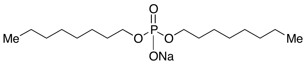 Phosphoric Acid Dioctyl Ester Sodium Salt - Chemical structure and product image