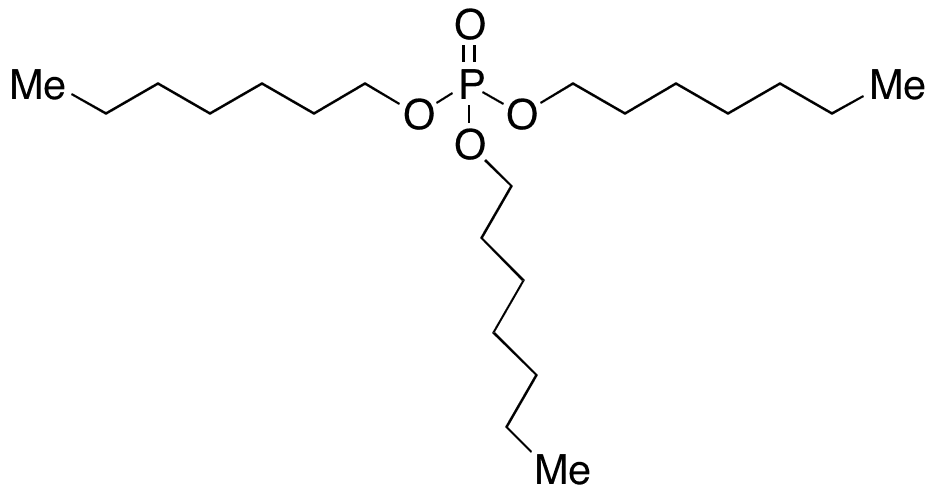Phosphoric Acid Triheptyl Ester - Chemical structure and product image