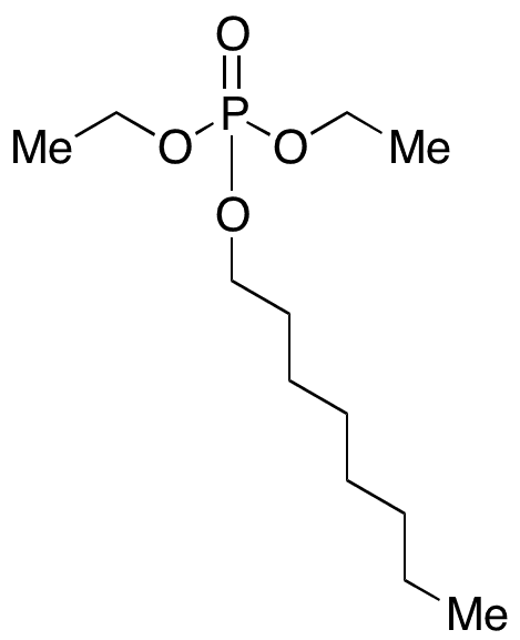 Phosphoric Acid Diethyl Octyl Ester - Chemical structure and product image