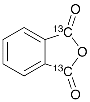 Phthalic Acid Anhydride-13C2 - Chemical structure and product image