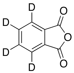 Phthalic Acid Anhydride-d4 - Chemical structure and product image