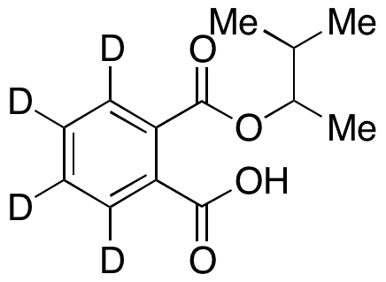 Phthalic Acid 1-(1,2-dimethylpropyl) Ester-d4 - Chemical structure and product image