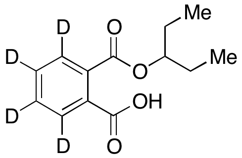 Phthalic Acid-d4 1-Ethylpropyl Ester - Chemical structure and product image
