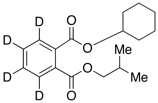 Phthalic Acid Cyclohexyl Isobutyl Ester-d4 - Chemical structure and product image