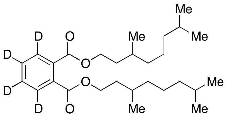 Phthalic Acid Bis(3,7-dimethyloctyl) Ester-d4 - Chemical structure and product image
