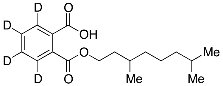 Phthalic Acid-d4 Mono-tetrahydrogeranyl Ester - Chemical structure and product image