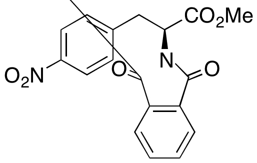 N-Phthalimido 4-Nitro-L-phenylalanine Methyl Ester - Chemical structure and product image