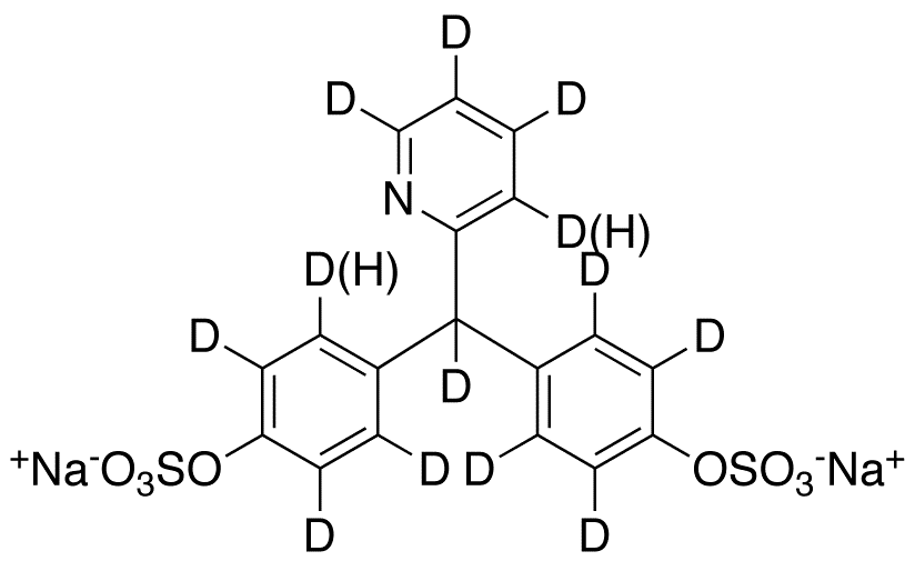 Picosulfate-d13 Sodium(Mixture of d12/d13) - Chemical structure and product image