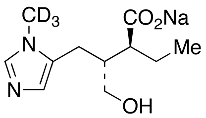 Pilocarpic Acid-d3 Sodium Salt - Chemical structure and product image