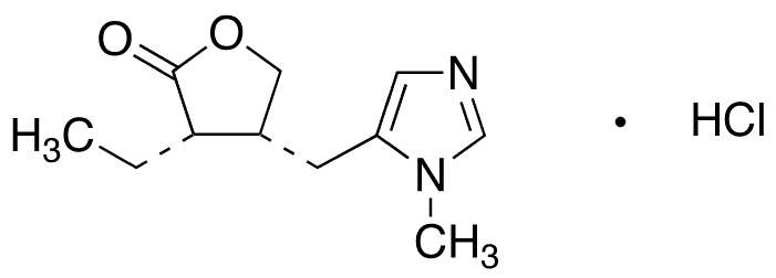 Pilocarpine Hydrochloride - Chemical structure and product image