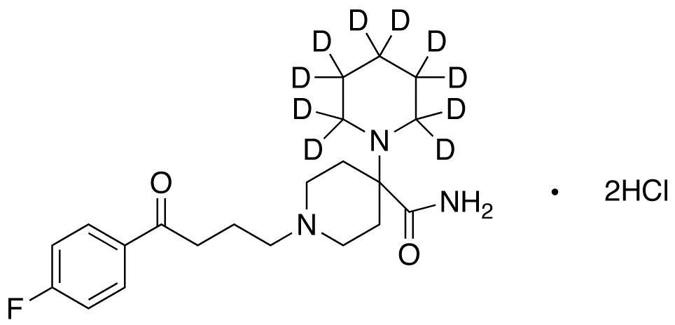 Pipamperone-d10 Dihydrochloride - Chemical structure and product image