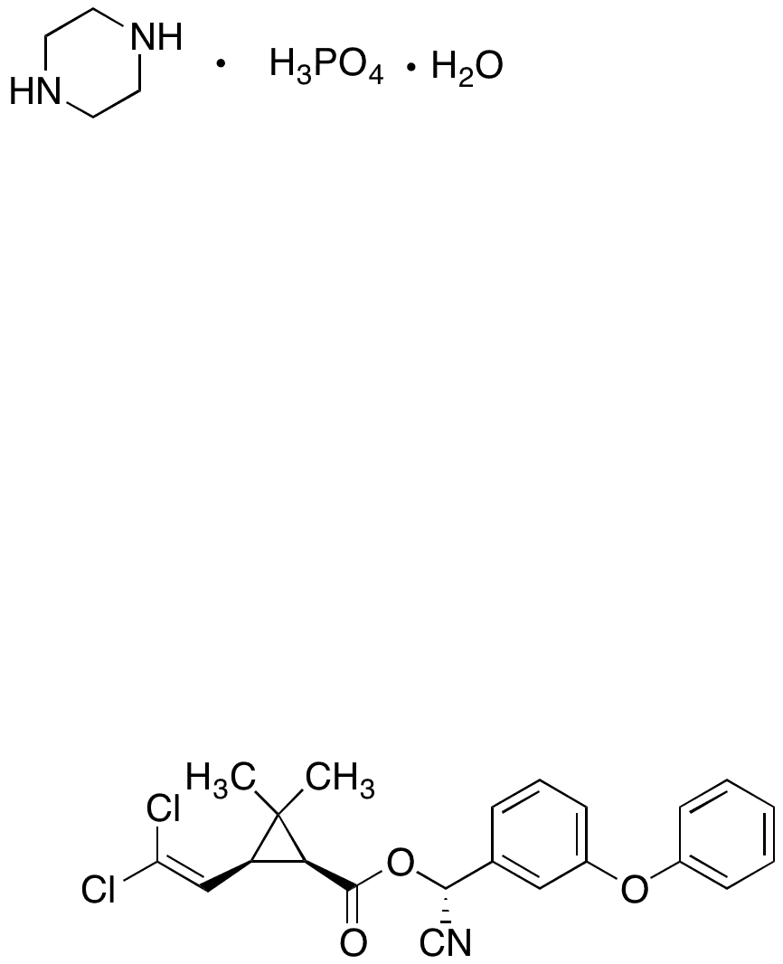 Piperazine Phosphate Monohydrate - Chemical structure and product image