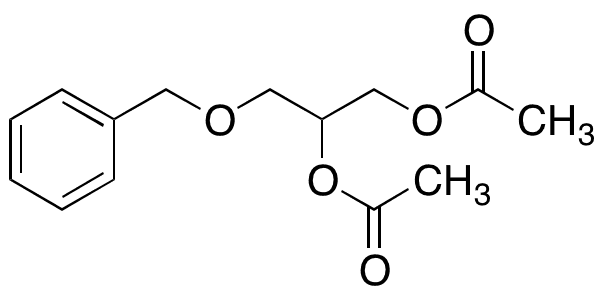 3-(Phenylmethoxy)-1,2-propanediol 1,2-Diacetate - Chemical structure and product image