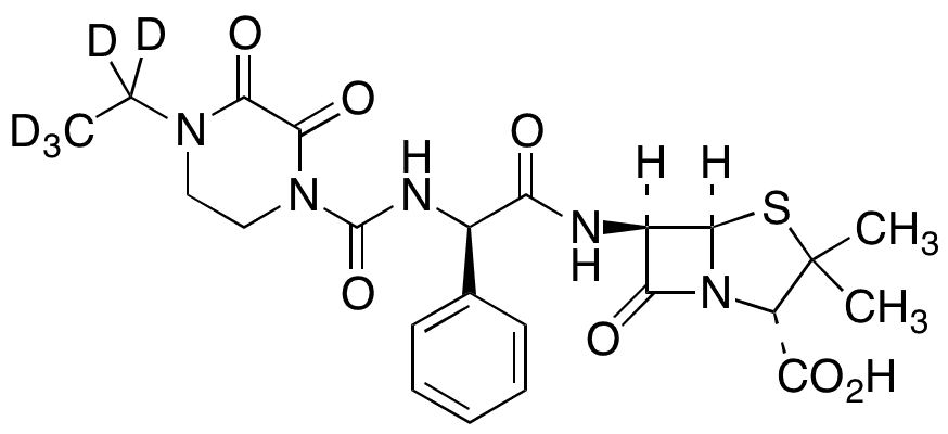 Piperacillin-d5  - Chemical structure and product image