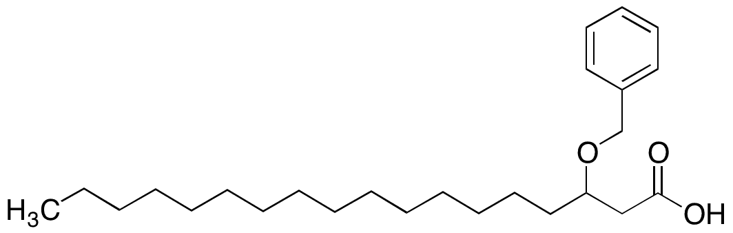 3-(Phenylmethoxy)-octadecanoic Acid - Chemical structure and product image