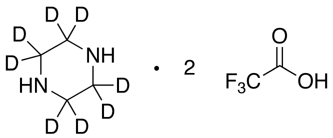 Piperazine-d8 Trifluoroacetic Acid Salt - Chemical structure and product image