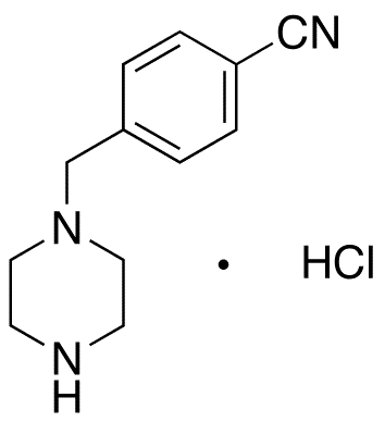 4-(Piperazinomethyl)benzonitrile, Hydrochloride - Chemical structure and product image