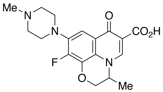 9-Piperazino Ofloxacin - Chemical structure and product image