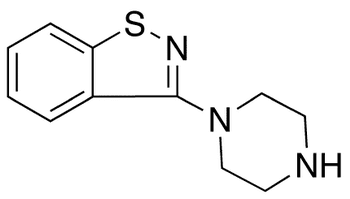 3-(1-Piperazinyl)-1,2-benzisothiazole - Chemical structure and product image
