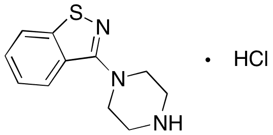 3-(1-Piperazinyl)-1,2-benzisothiazole Hydrochloride (1:1)(Ziprasidone Related Compound A) - Chemical structure and product image