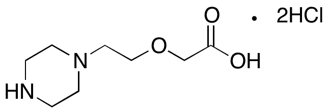 [2-(1-Piperazinyl)ethoxy]-acetic Acid Dihydrochloride - Chemical structure and product image