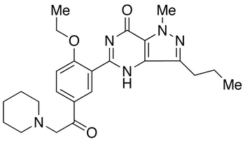 Piperiacetildenafil - Chemical structure and product image